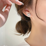 Weight Loss Magnet Earring Zircon Crystal Strong Magnetic Therapy Slimming Health Care Power Clip Earrings Party Wedding Jewelry