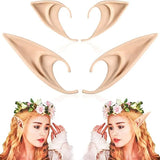 Elf Ears Toy Cosplay Fairy Pixie Soft Ears Tips Anime Party Dress Up Costume Makeup Masquerade Halloween Elven Vampire Fairy Ear