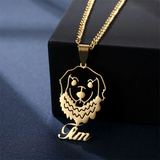 Custom Name Cartoon Character Stainless Steel Necklaces Pendants Kids Nameplate Jewelry Personalised Any Design Letter Necklace