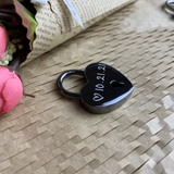 Customized Text Concentric Lock Key Valentine's Day Personalized Couple Keychain Key and Lock Fashion Jewelry Couple Sets Gifts