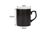 Customized Ceramic Magic Mug Pour in hot water pictures display mugs Print Picture Photo LOGO Text Hot Water Change Color cup