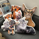 Photo Custom Shape Pillow Case DIY Pet Cushion Toys Dolls Stuffed Animal Dog Cat Picture Pillow Customization Sofa Car Cushion