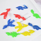 10PCS Catapult Launch Dinosaur Fun and Tricky Slingshot Chick Practice Elastic Flying Finger Birds Sticky DecompressionToy