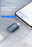 For IOS OTG Adaptador For iPhone 14 13 12 11 Pro iPad U Disk Lighting Male to USB 3.0 Adapter for iOS 13 above