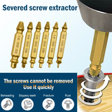 Damaged Screw Extractor Drill Bit 4/5/6 PCS Set Stripped Broken Screw Bolt Remover Extractor Easily Take Out Demolition Tools