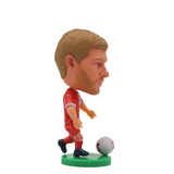 2.5inch Mini Resin Doll Figurine Haaland De Bruyne Gerrard Sancho