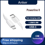 Anker 1.8/0.9M USB Portable Charger Cable for iPhone 12/13 Type C to Lightning Cable Powerline II Fast Charge Cable USB Cable