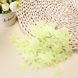 100Pcs Luminous Wall Stickers Glow In The Dark Stars Stickers For Kids Baby Rooms Colorful Fluorescent Home Room Decor Decals