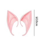 Elf Ears Toy Cosplay Fairy Pixie Soft Ears Tips Anime Party Dress Up Costume Makeup Masquerade Halloween Elven Vampire Fairy Ear