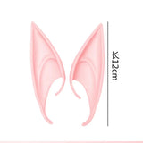 Elf Ears Toy Cosplay Fairy Pixie Soft Ears Tips Anime Party Dress Up Costume Makeup Masquerade Halloween Elven Vampire Fairy Ear