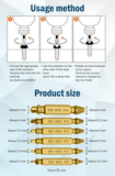 Damaged Screw Extractor Drill Bit 4/5/6 PCS Set Stripped Broken Screw Bolt Remover Extractor Easily Take Out Demolition Tools