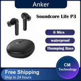 Soundcore by Anker Life P3 Noise Cancelling Wireless Earbuds 6 Microphones For Clear Calls Perfect for Work Talks