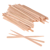 100PCS Woman Wooden Body Hair Removal Sticks Wax Waxing Disposable Sticks Beauty Toiletry Kits Wood Tongue Depressor Spatula