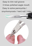 1 Pcs Nail Clippers Big Nail Scissors Eagle Pliers Pedicure Pliers Nail Furrow Inlay Nail Clippers Eagle Mouth Nail Clippers