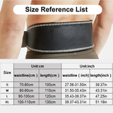 Weight Lifting Belt Adjustable Leather Belt with Padded Lumbar Back Support for Bodybuilding Deadlifts Workout & Squats Exercise