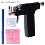 Professional Ear Piercing Gun Tool Set 98pcs Ear Studs Steel Ear Nose Navel Body Piercing Gun Unit Tool Kit Safety Pierce Tool