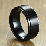 Spinner Ring for Men Stress Release Accessory Classic Stainless Steel Wedding Band Casual Viking Rune Sport Jewelry