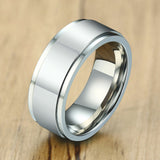 Spinner Ring for Men Stress Release Accessory Classic Stainless Steel Wedding Band Casual Viking Rune Sport Jewelry