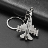 Keychains For Men Car Bag KeyRing Air Plane Model Fighter Toy Air Plane Model Fighter Aircrafe Travel Fashion Gift