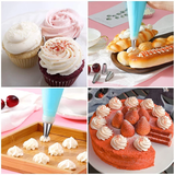 Nozzle piping cake decorating tools Confectionery equipment Kitchen accessories Reusable Pastry bag and bakery set icing socket