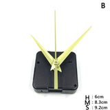 1 Set Hanging DIY Quartz Watch Silent Wall Clock Movement Quartz Repair Movement Clock Mechanism Parts With Needles