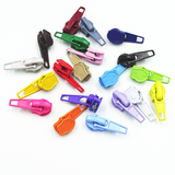 10-50Pcs 3#/5# Nylon Coil Auto Lock Zipper Puller DIY Sewing Tool Zipper Slider 20 Colors