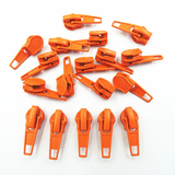 10-50Pcs 3#/5# Nylon Coil Auto Lock Zipper Puller DIY Sewing Tool Zipper Slider 20 Colors