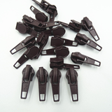 10-50Pcs 3#/5# Nylon Coil Auto Lock Zipper Puller DIY Sewing Tool Zipper Slider 20 Colors