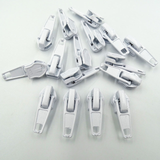 10-50Pcs 3#/5# Nylon Coil Auto Lock Zipper Puller DIY Sewing Tool Zipper Slider 20 Colors