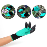 Garden Gloves With Claws ABS Plastic Garden Rubber Gloves Gardening Digging Planting Durable Waterproof Work Glove Outdoor