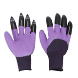 Garden Gloves With Claws ABS Plastic Garden Rubber Gloves Gardening Digging Planting Durable Waterproof Work Glove Outdoor