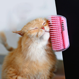 Cats Brush Corner Scratcher Pet Comb Rubbing Brush Pet Hair Removal Massage Pet Grooming Cleaning Supplies