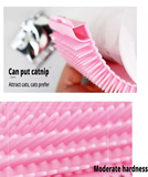 Cats Brush Corner Scratcher Pet Comb Rubbing Brush Pet Hair Removal Massage Pet Grooming Cleaning Supplies