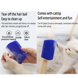 Cats Brush Corner Scratcher Pet Comb Rubbing Brush Pet Hair Removal Massage Pet Grooming Cleaning Supplies