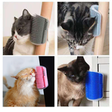 Cats Brush Corner Scratcher Pet Comb Rubbing Brush Pet Hair Removal Massage Pet Grooming Cleaning Supplies