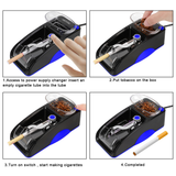 Injector Maker Electric Automatic EU US Plug Cigarette Rolling Machine Smoking Tool Tobacco Roller