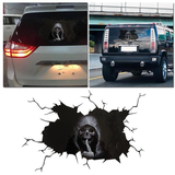Halloween Skull Sticker Car Rear Windshield Horror Silent Atmosphere Decals Auto Window Wall Festival Decoration Car Stickers