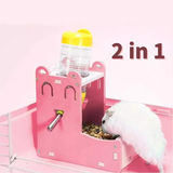 Durable Hamster Drinker Small Pet Bottle Holder Hamster Rabbit Food Feeder Cute Mini Water Feeding Pet Supplies 2022 New