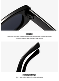 2022 Square Female Sun Glasses Luxury Travel Small Rectangle Sunglasses Men's Women's Eyewear Vintage Retro Cycling Sunglasses