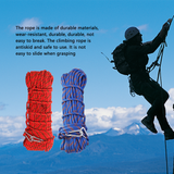 10mm 3KN Outdoor Rescue Rope Climbing Safety Paracord Insurance Escape Rope Wild Trekking Camping Clothesline Survival Equipment