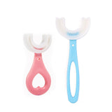 Baby Toothbrush Children 360 Degree U-shaped Child Toothbrush Teethers Baby Brush Silicone Kids Teeth Oral Care Cleaning