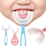 Baby Toothbrush Children 360 Degree U-shaped Child Toothbrush Teethers Baby Brush Silicone Kids Teeth Oral Care Cleaning