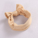 Cable Bow Baby Headband for Child Bowknot Headwear Cables Turban for Kids Elastic Headwrap Baby Hair Accessories