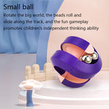 2022 Bead Orbit Fingertip Infinity Spinner Pinball Track Top Decompression Autisme ADHD Anti Stress Figet Toys Adults Children