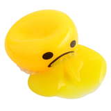 1 Pcs Squishy Puking Egg Yolk Stress Ball With Yellow Goop Relieve Stress Toy Funny Squeeze Tricky AntiStress Disgusting Egg Toy