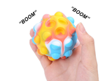 New Styles Pushit 3D Antistress Rainbow Ball Kawaii Figet Toys Decompression Squeeze Elastic Ball Kid Aldult Relief Toy Gift