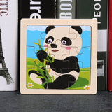 Kids Wooden Puzzle Cartoon Animal Traffic Tangram Wood Puzzle Toys Educational Jigsaw Toys for Children GiftS